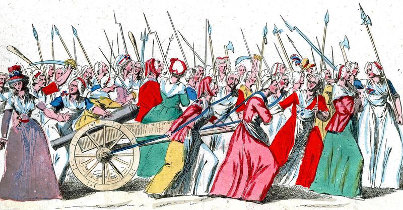 法国大革命中的妇女队伍|来源