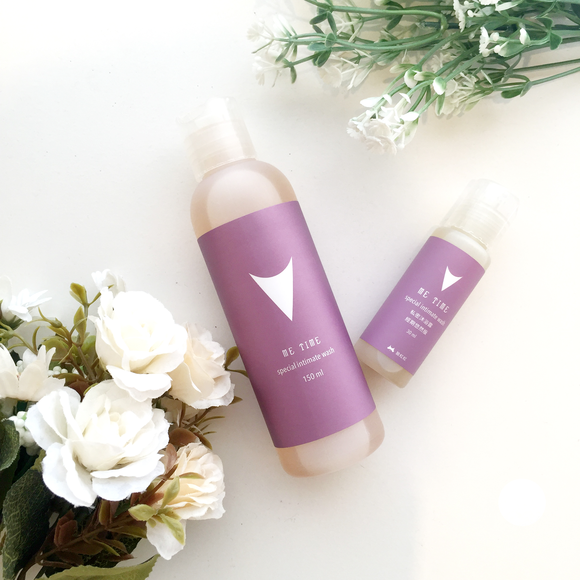 ME TIME 頂級女性私密處沐浴露—經期悠然大加小套組(150ml+30ml)