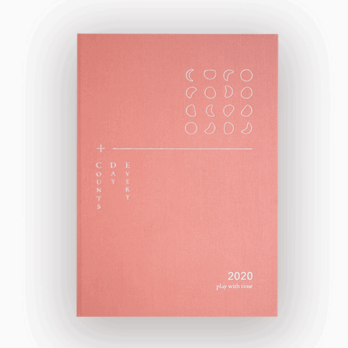 【最後加印預購】2020 play with time 手帳 (月蝕紅/月海藍)