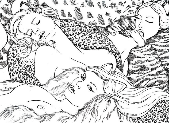 Coloring Book Girls Naked - Sexy Housewives. 